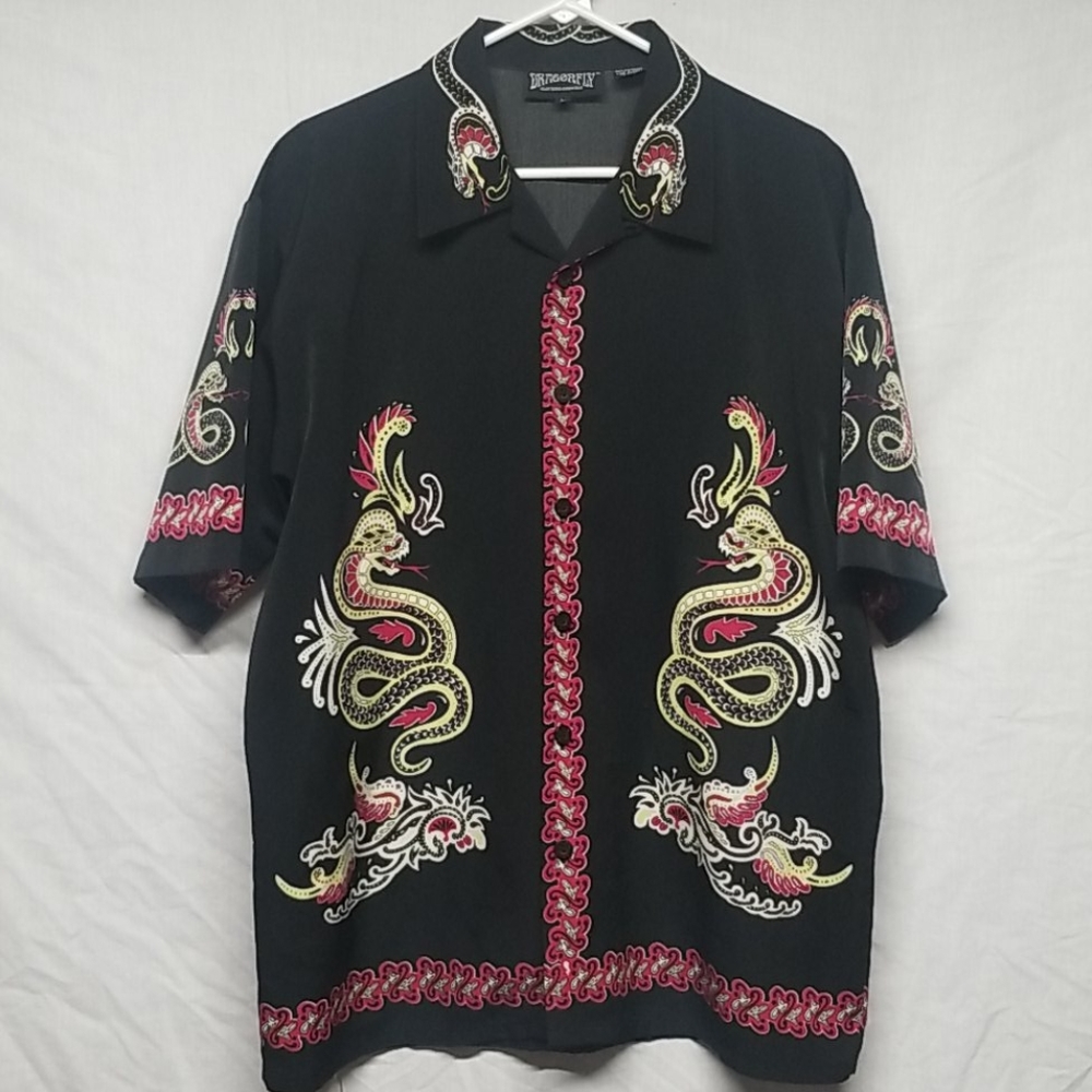 Vintage Dragonfly Clothing Company Snake Shirt